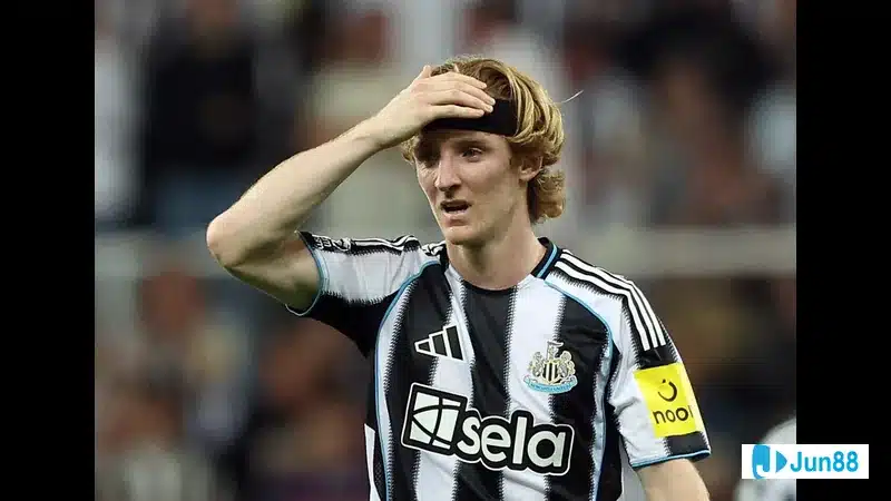 Anthony Gordon, thể hiện sự quyết tâm