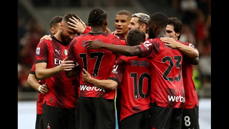 Trận đấu bóng đá giữa AC Milan và Trận đấu bóng đá giữa AC Milan và