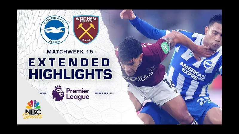 Trận đấu giữa West Ham và Brighton