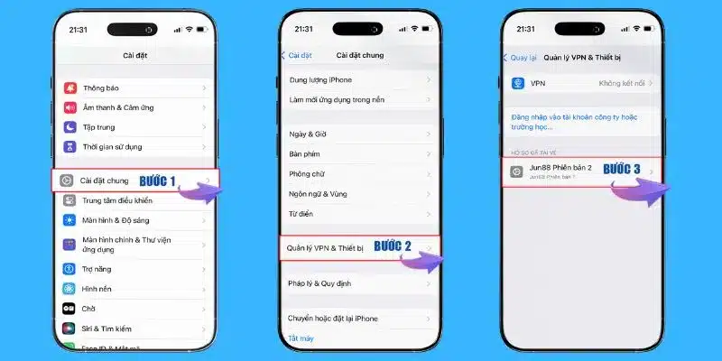 Tải App JUN88 - Trải Nghiệm Giải Trí Đẳng Cấp & Hoàn Hảo Hơn 5 Tải app JUN88 và cài đặt ứng dụng trên hệ điều hành iOS